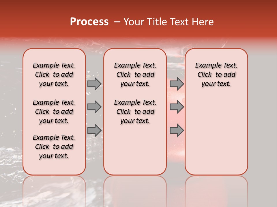 Drink Drop White PowerPoint Template
