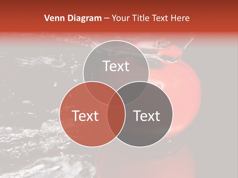 Drink Drop White PowerPoint Template