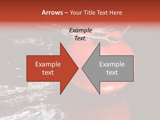 Drink Drop White PowerPoint Template