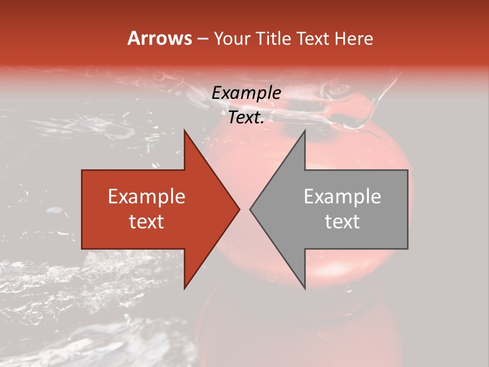 Drink Drop White PowerPoint Template