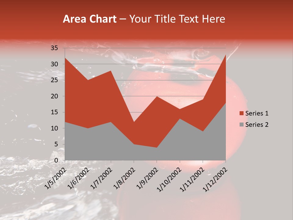 Drink Drop White PowerPoint Template