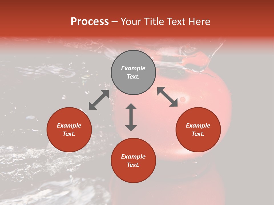 Drink Drop White PowerPoint Template