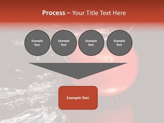 Drink Drop White PowerPoint Template