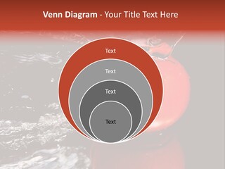 Drink Drop White PowerPoint Template