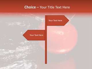 Drink Drop White PowerPoint Template