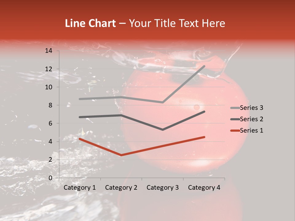 Drink Drop White PowerPoint Template