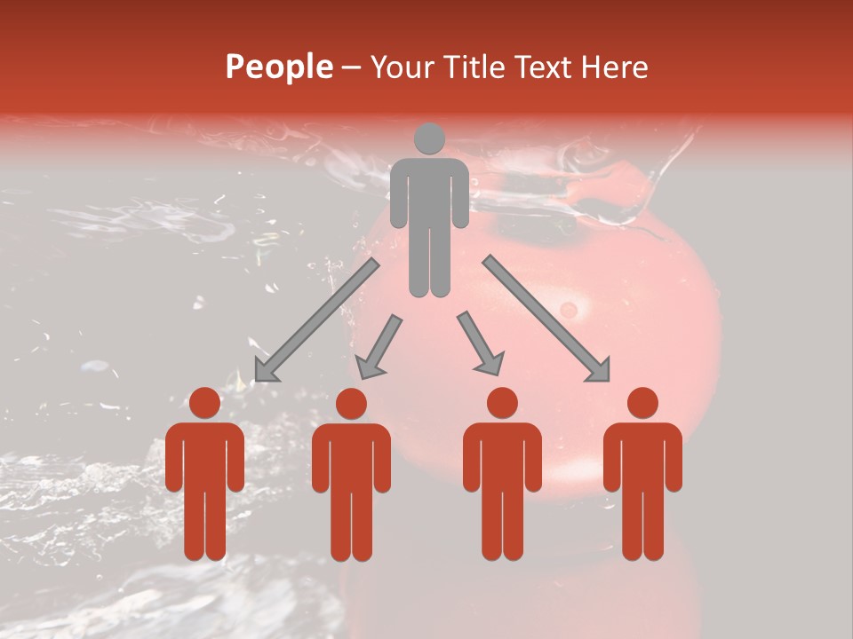 Drink Drop White PowerPoint Template