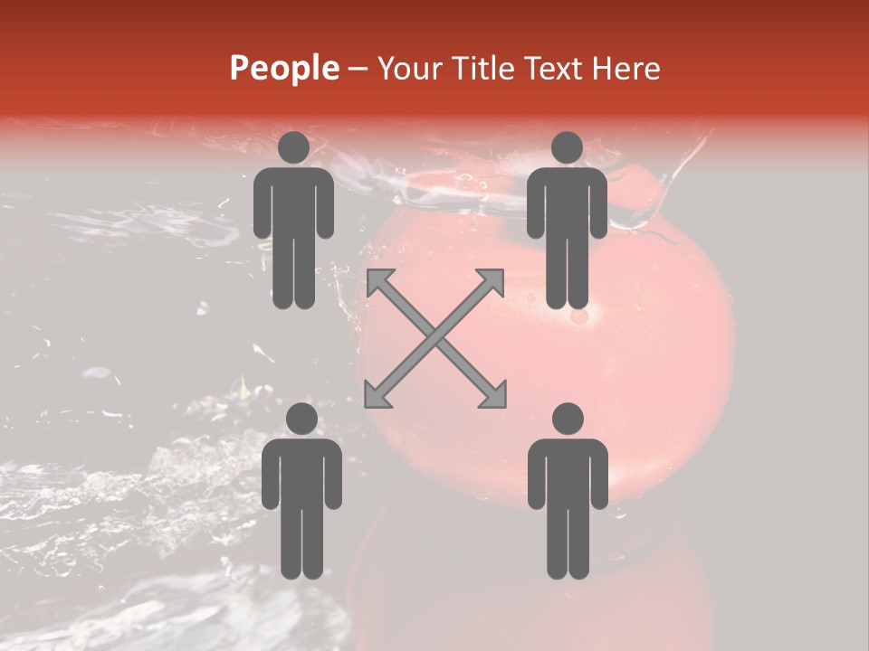 Drink Drop White PowerPoint Template