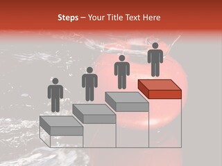 Drink Drop White PowerPoint Template