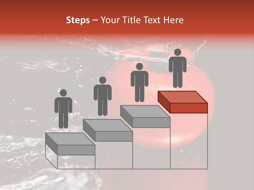 Drink Drop White PowerPoint Template