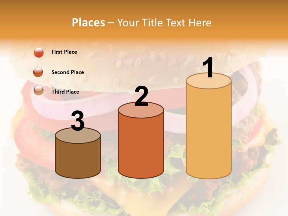 Bun Bbq White PowerPoint Template