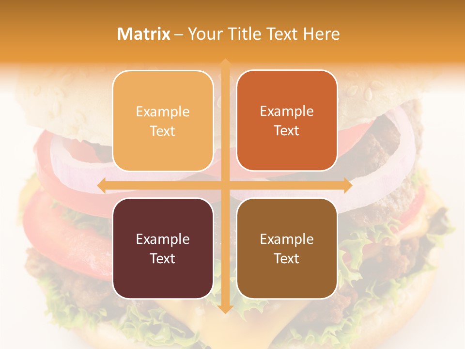 Bun Bbq White PowerPoint Template