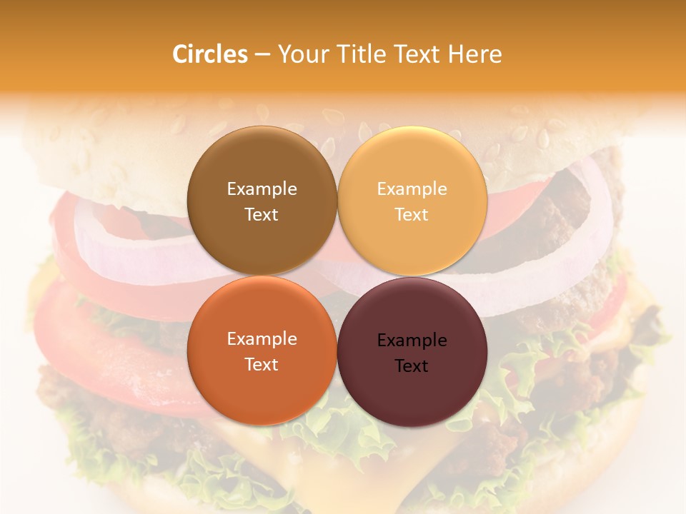 Bun Bbq White PowerPoint Template