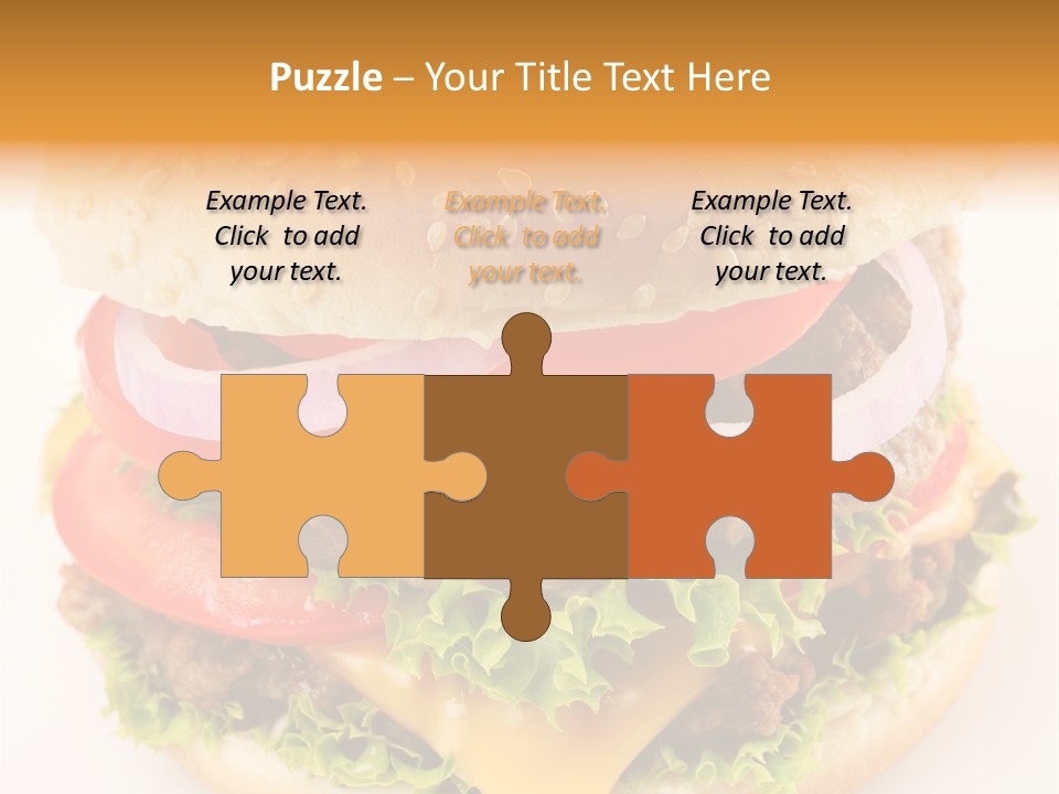 Bun Bbq White PowerPoint Template