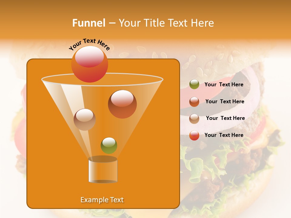 Bun Bbq White PowerPoint Template