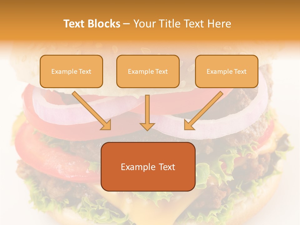 Bun Bbq White PowerPoint Template