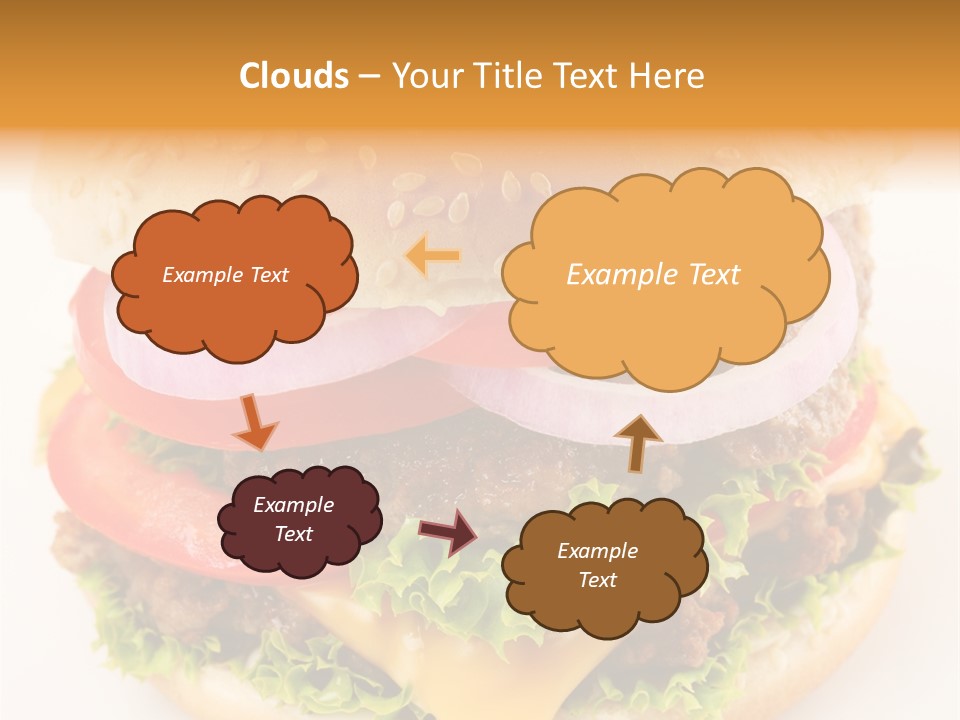 Bun Bbq White PowerPoint Template