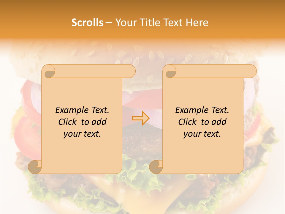 Bun Bbq White PowerPoint Template
