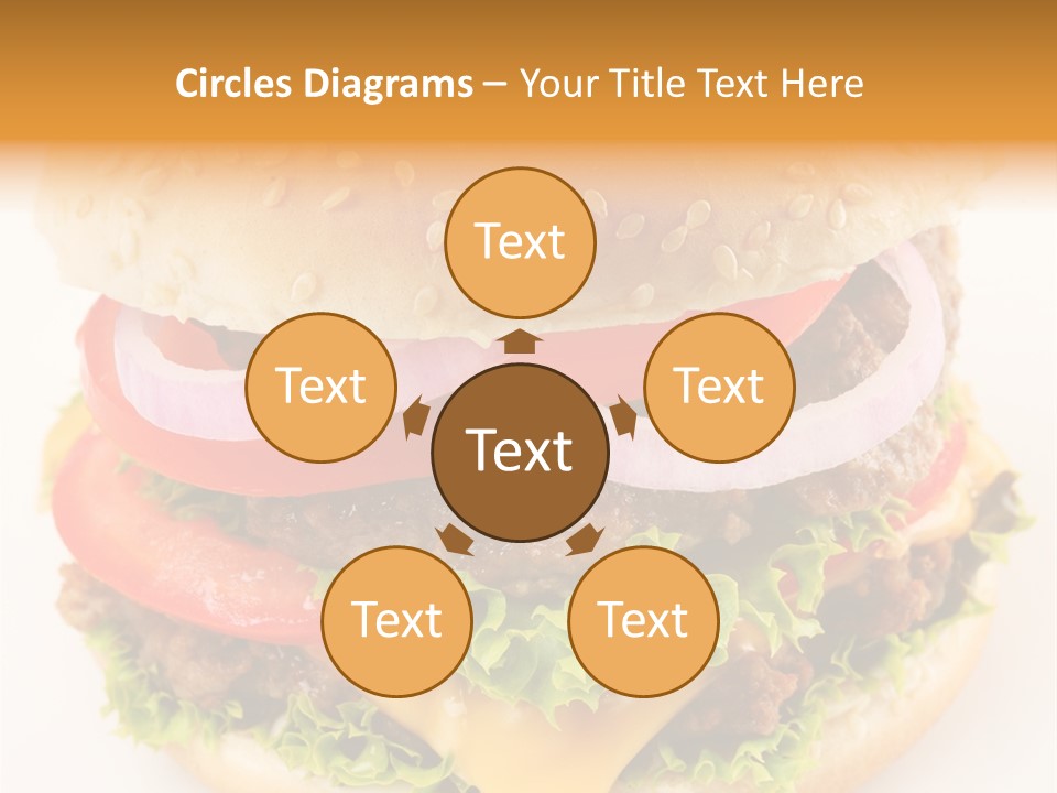 Bun Bbq White PowerPoint Template