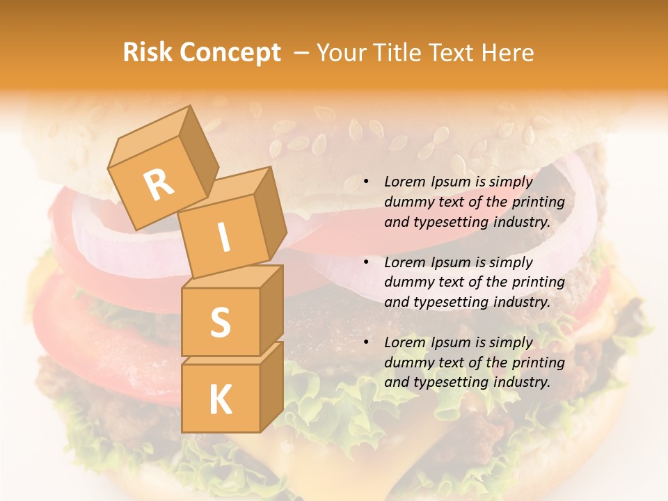 Bun Bbq White PowerPoint Template