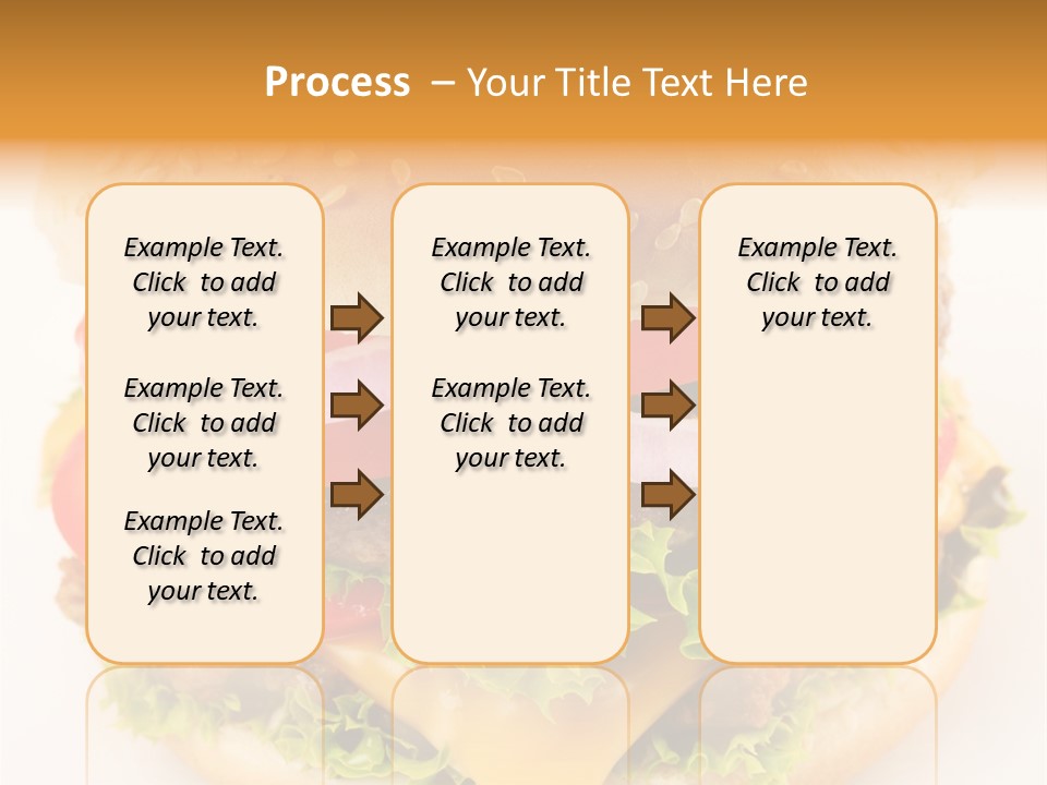 Bun Bbq White PowerPoint Template