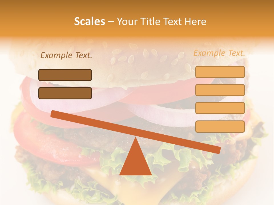 Bun Bbq White PowerPoint Template