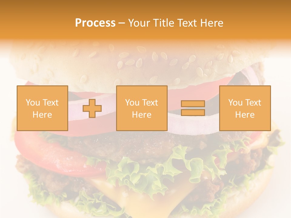Bun Bbq White PowerPoint Template