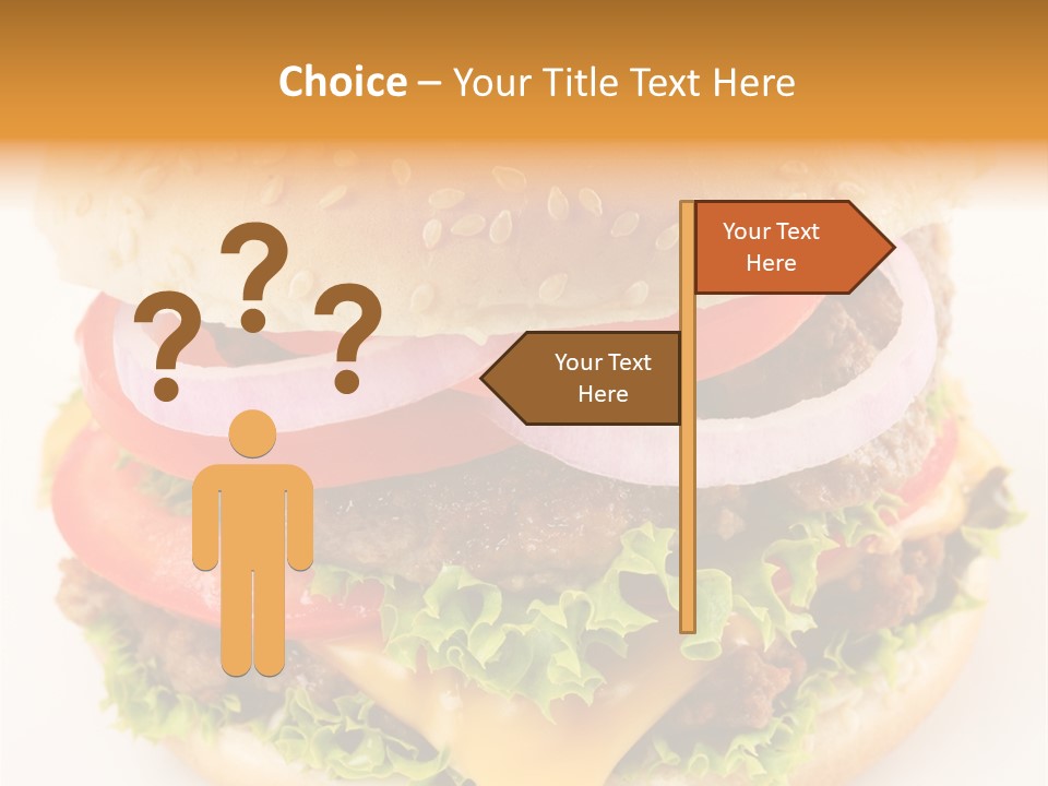 Bun Bbq White PowerPoint Template