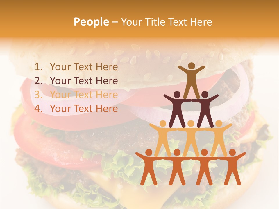 Bun Bbq White PowerPoint Template