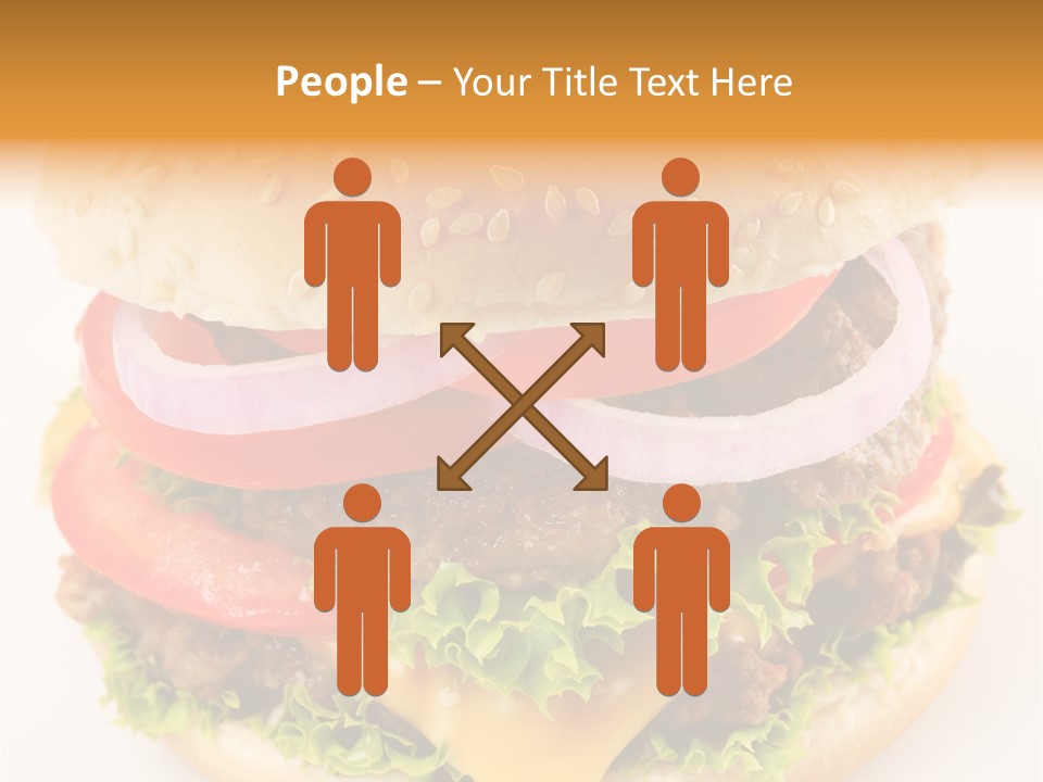 Bun Bbq White PowerPoint Template