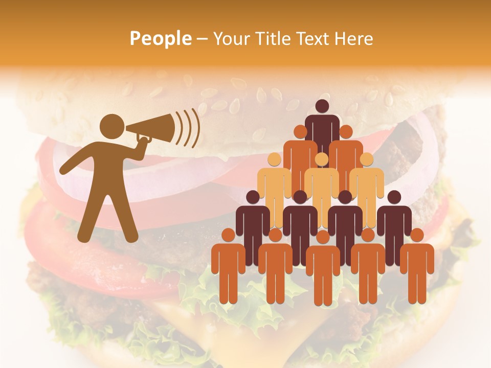 Bun Bbq White PowerPoint Template