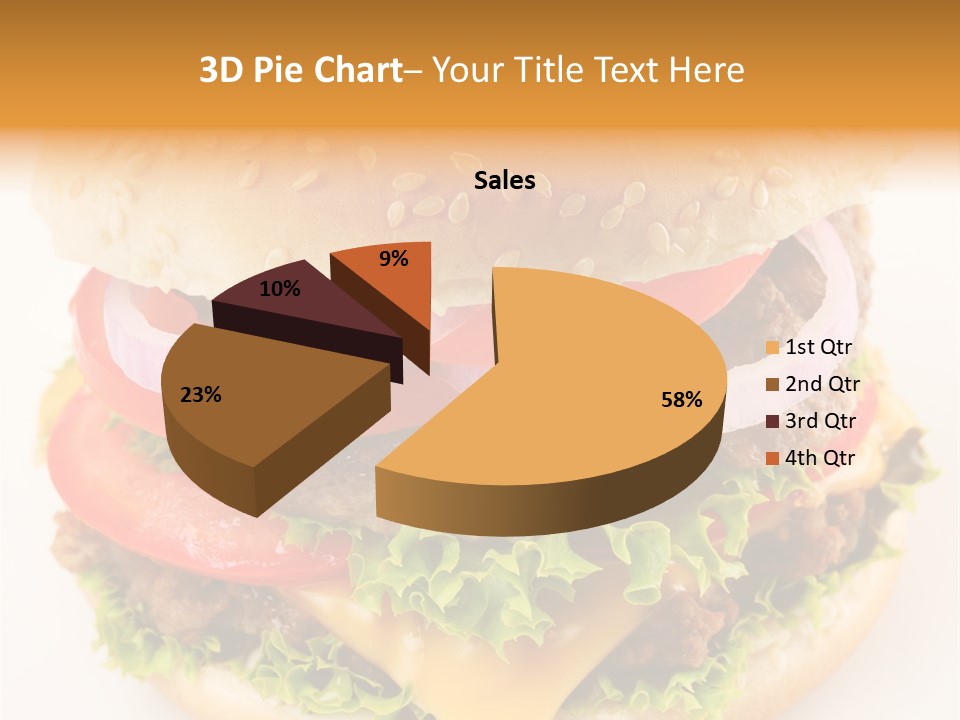 Bun Bbq White PowerPoint Template