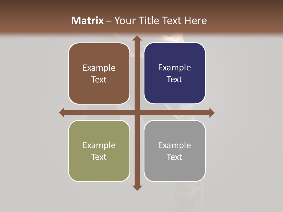 Vertical Active Boy PowerPoint Template