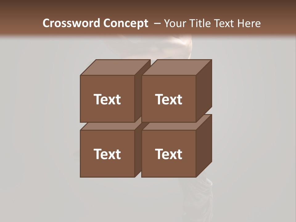 Vertical Active Boy PowerPoint Template