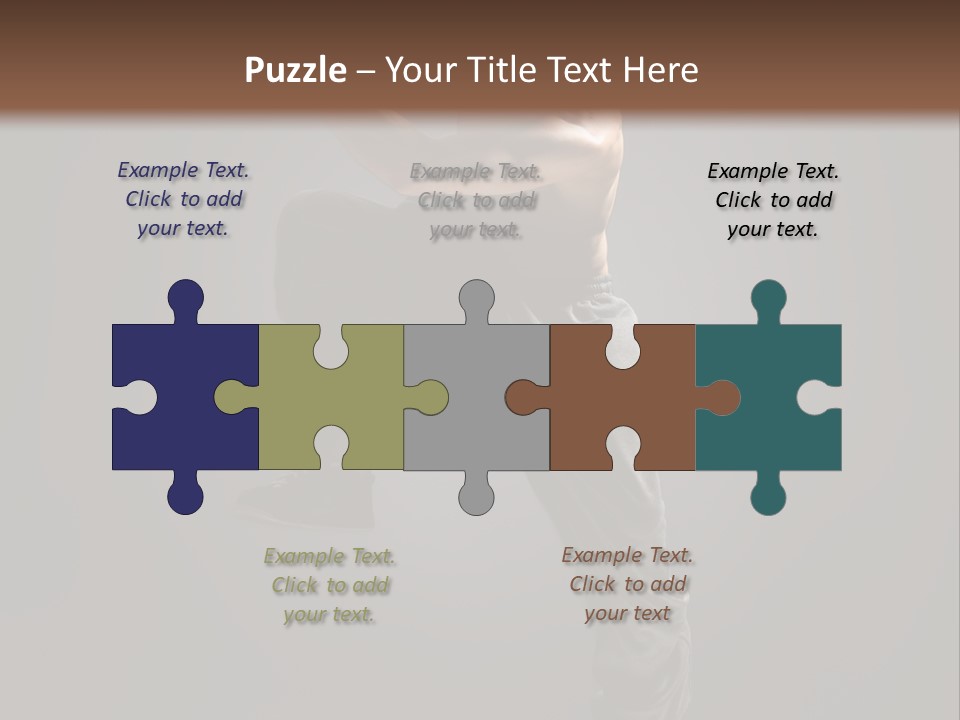 Vertical Active Boy PowerPoint Template