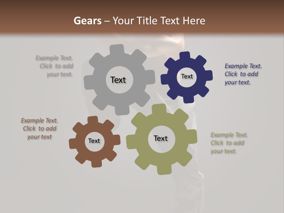 Vertical Active Boy PowerPoint Template