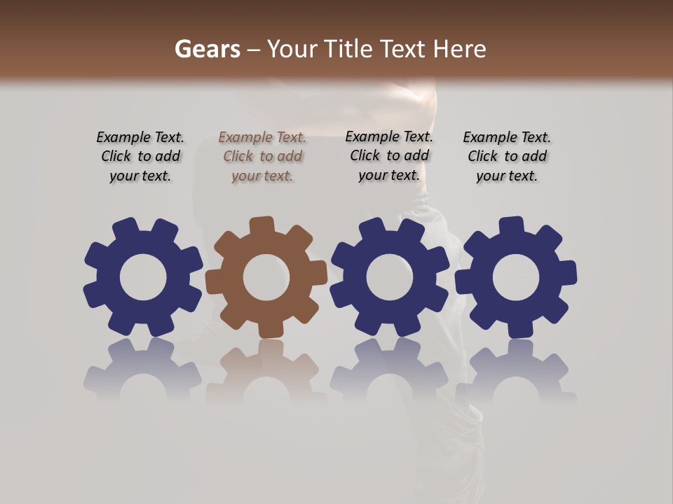 Vertical Active Boy PowerPoint Template