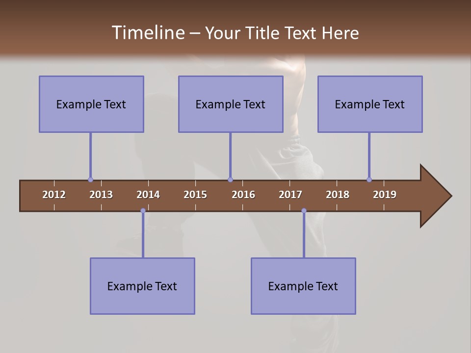 Vertical Active Boy PowerPoint Template