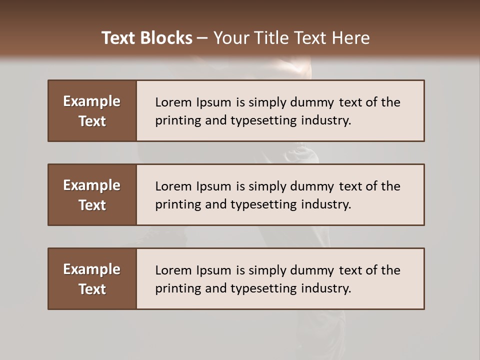 Vertical Active Boy PowerPoint Template