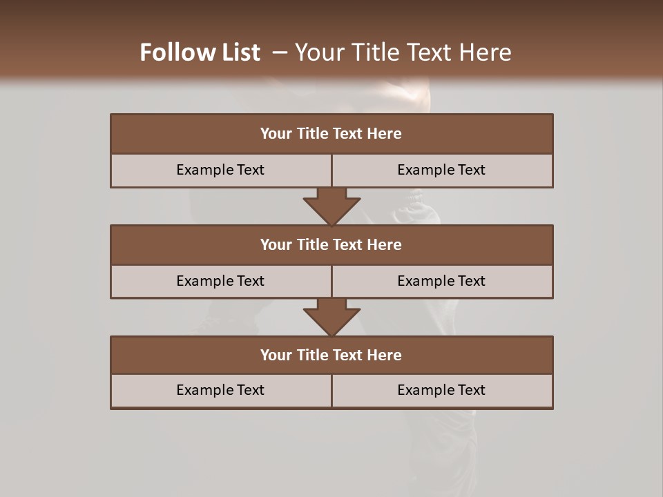 Vertical Active Boy PowerPoint Template