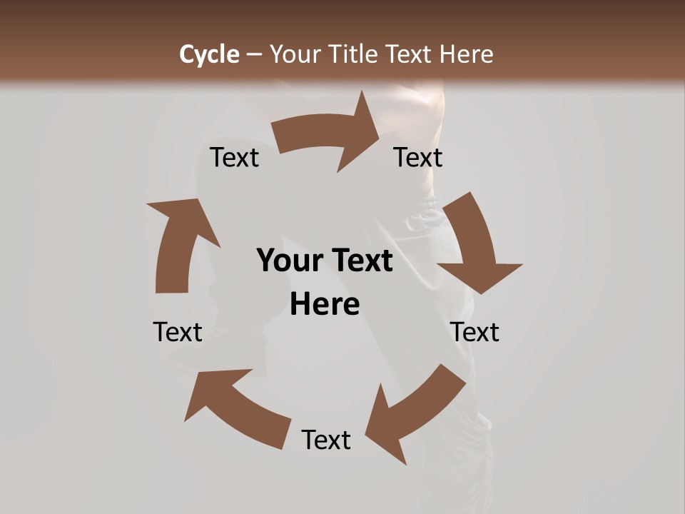 Vertical Active Boy PowerPoint Template