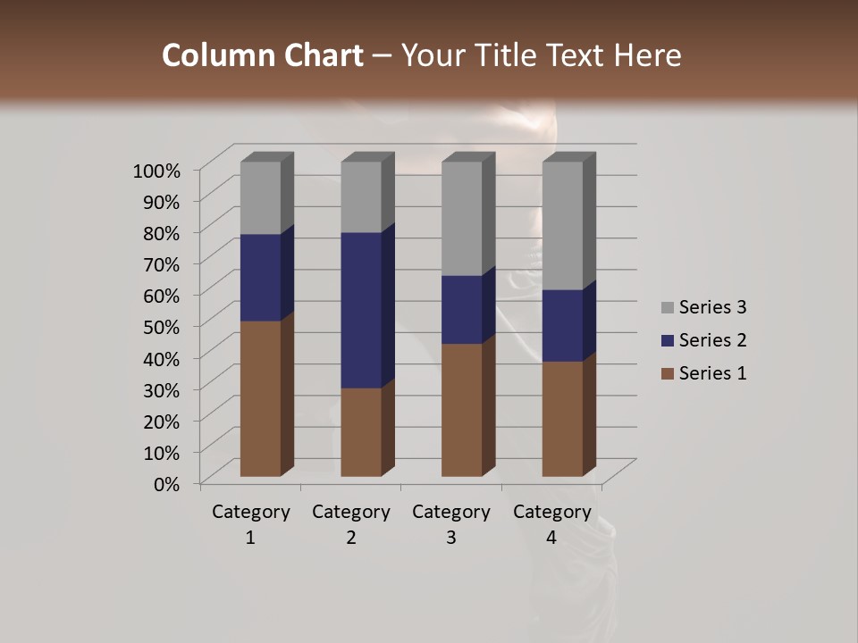 Vertical Active Boy PowerPoint Template