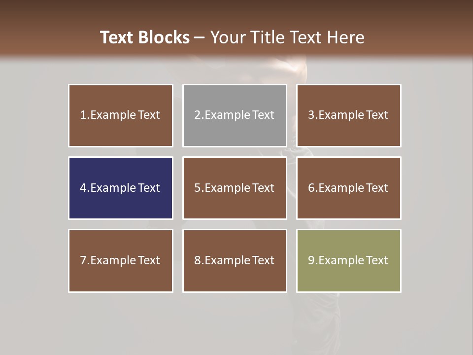 Vertical Active Boy PowerPoint Template