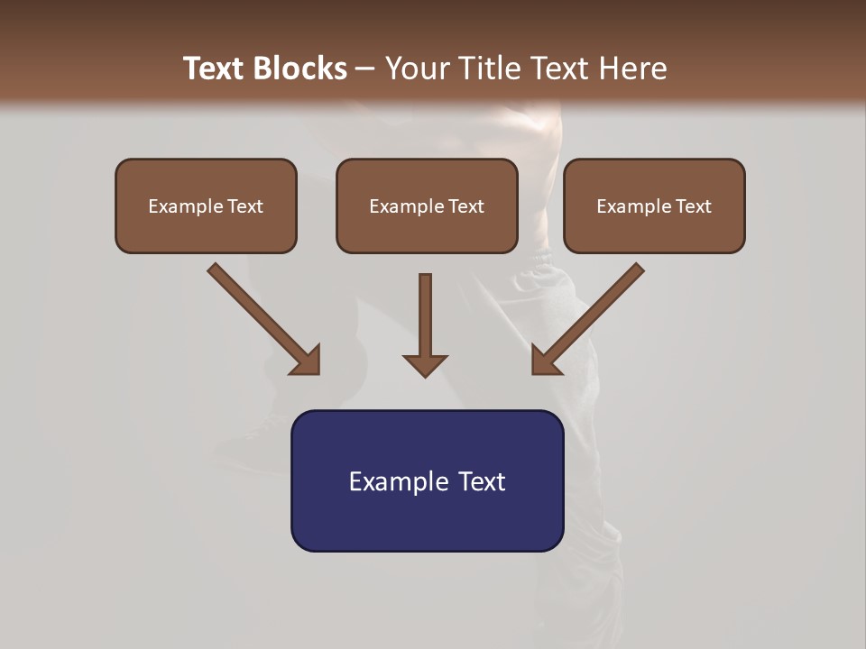 Vertical Active Boy PowerPoint Template