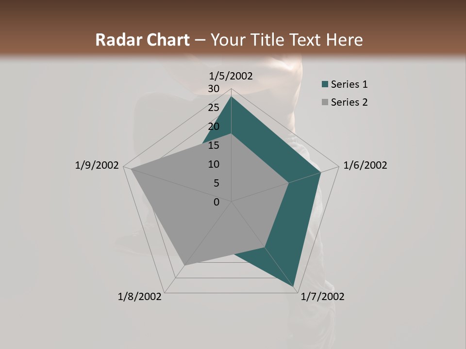 Vertical Active Boy PowerPoint Template