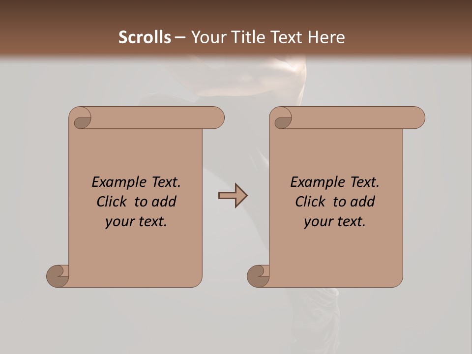 Vertical Active Boy PowerPoint Template