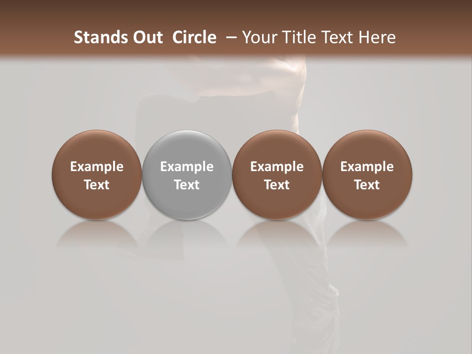 Vertical Active Boy PowerPoint Template