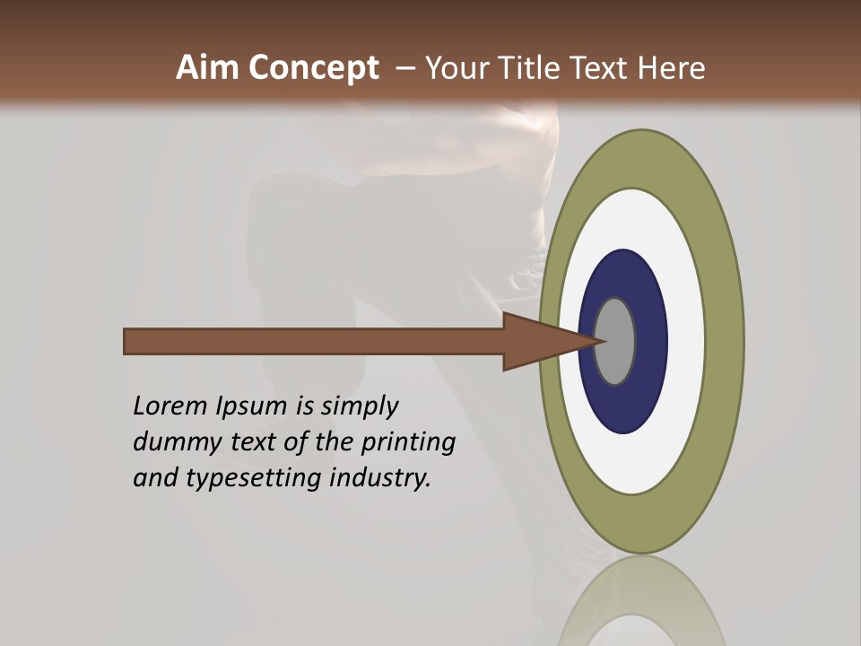 Vertical Active Boy PowerPoint Template