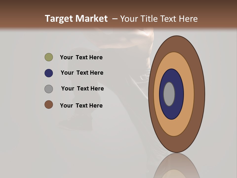 Vertical Active Boy PowerPoint Template