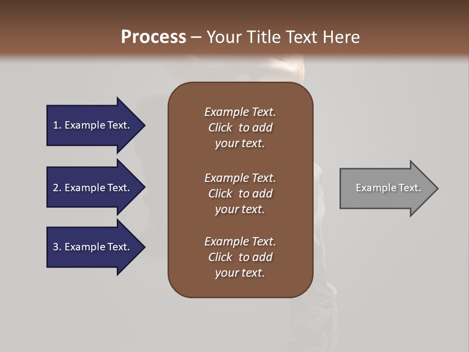 Vertical Active Boy PowerPoint Template
